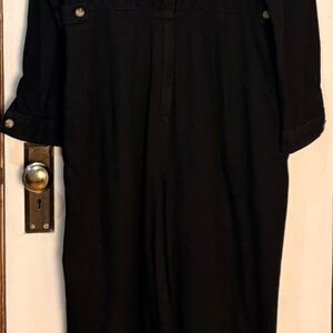 ASOS Black Long-Sleeve Jumpsuit